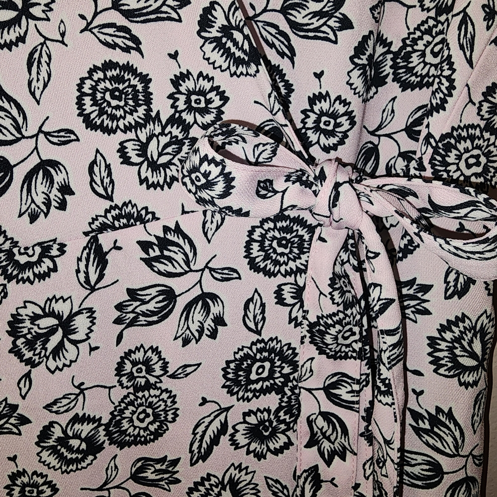 J. Crew Pink and Black Floral Dress - Picture 2 of 6